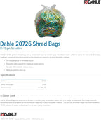 Dahle 20726 Shred Bags w/Gusseted Sides - Image 2