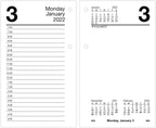 2022 Daily Desk Calendar Refill by AT-A-GLANCE, 3 1/2" X 5 27/32", Loose-Leaf (E71750)