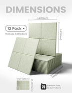 Large Felt Bulletin Board 48" x 36", Cork Board Alternative - Image 2