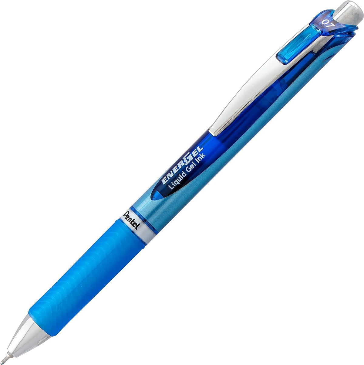 Pentel Energel RTX Retractable Liquid Gel Pen, 0.7mm, Needle Tip, 12 Pack