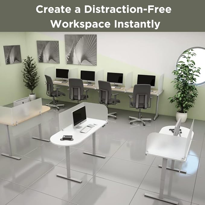 Desk Divider for Students and Desk Privacy Panel. Office Partitions and Ideal - Image 9