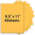 Cardstock 8.5 x 11, Thick Printer Paper 75 lb/200 gsm, 40 Sheets Card Stock by Glyanlee