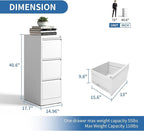 FLIXELIO 3 Drawer File Cabinet - Image 3