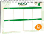 Weekly Planner Notebook, To Do List Notepad by CHARMGIFTBOX