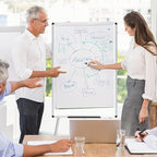 VIZ-PRO Magnetic Whiteboard Easel, 36 x 24 Inches, Portable Dry Erase Board - Image 7