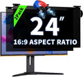 2 Pack Magnetic Hanging Computer Privacy Screen 24 Inch by Halloive
