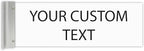 ALPHA DOG SIGNS Custom Projecting Hallway Nameplate, Personalized 2-Line Text by AlphaDog