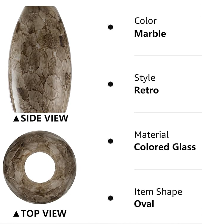 Fixture Replacement Globe Shade, Lampshade - Image 4