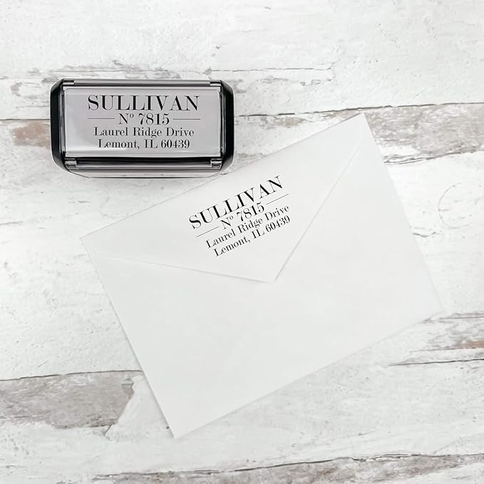 Self Inking Modern Address Stamps | Custom Return Address Stamper - Image 7