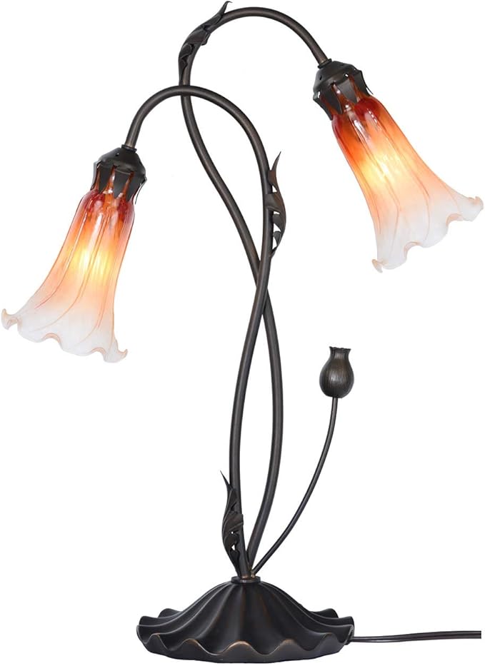 Bieye LS01 Lily Flower Blown Glass Lampshade - Image 6