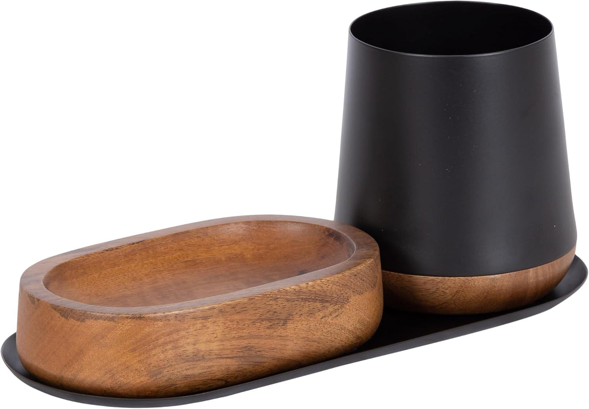 Kate and Laurel Koni Modern Three-Piece Tabletop Organization Set; 12 x 6 x 5...