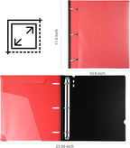 MAKHISTORY 1 Inch Telescoping 3 Ring Binder-4PCS, Flexible Binder - Image 7