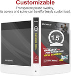 COMIX Sturdy 3 Ring Binder 1.5 inch - Image 4