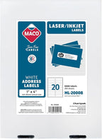 MACO Printable Labels for Mailing by Maco