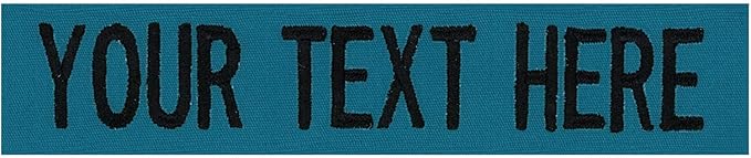 Custom Uniform Name Tapes Solid Colors. Made in The U.S.A. Ships Under 24 by NORTHERNSAFARI