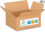 Small Moving & Shipping Boxes 7"L x 5"W x 3"H by IDLPackaging