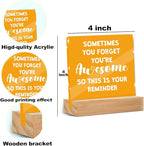Motivational Reminder Quotes Desk Decor Acrylic Sign, Inspirational - Image 2