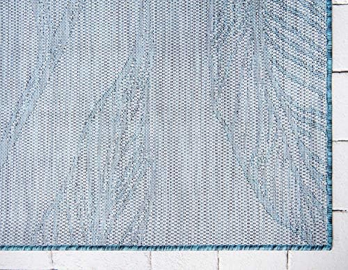 unique loom outdoor botanical collection area rug, view 9