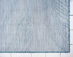 unique loom outdoor botanical collection area rug, view 9