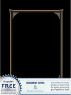 Geographics Classic Linen Certificate/Document Covers, 12.5” x 9.75” - Image 4