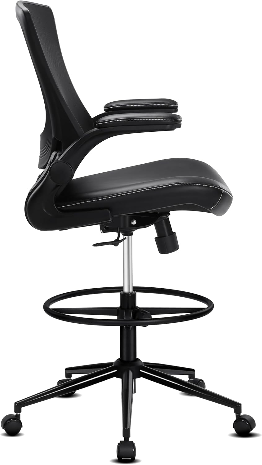 Misolant Tall Office Chair for Standing Desk, Drafting Chair with Footrest Ri...