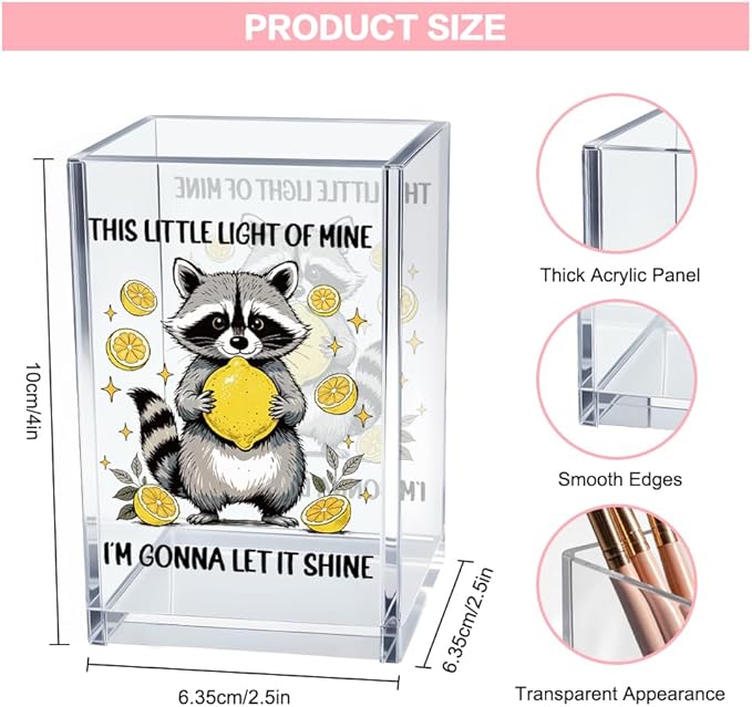 Vgrti This Little Light Of Mine I'm Gonna Let It Shine Acrylic Cosmetic Pencil - Image 2