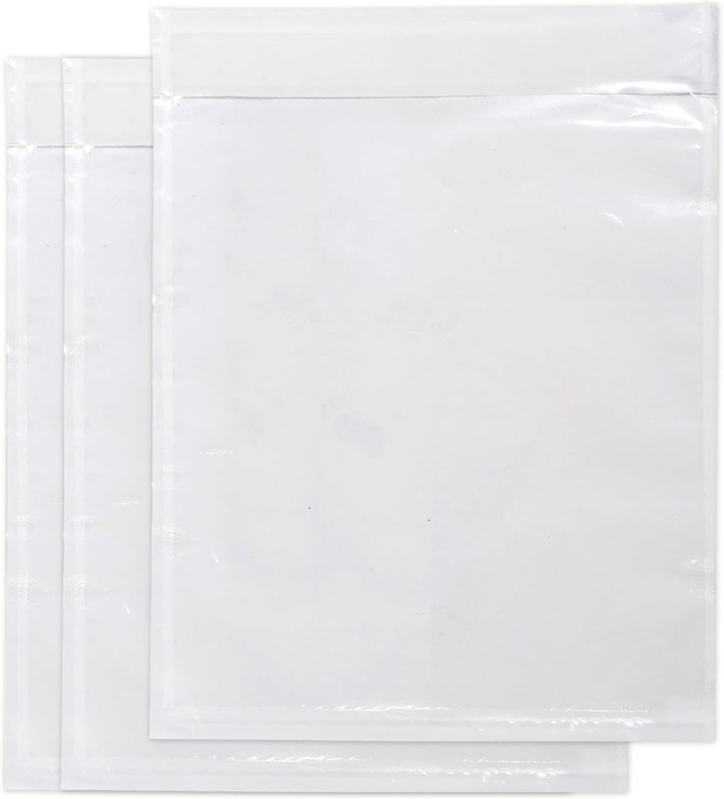 iMailer - 200 PCS 9.5"x12" Packing List Pouch- Clear Plastic Envelopes