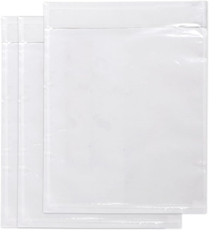 iMailer - 200 PCS 9.5"x12" Packing List Pouch- Clear Plastic Envelopes by iMailer