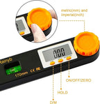 Rainyb Digital Angle Finder Tool 5 inch Pocket Protractor 0-360 degree LED - Image 4