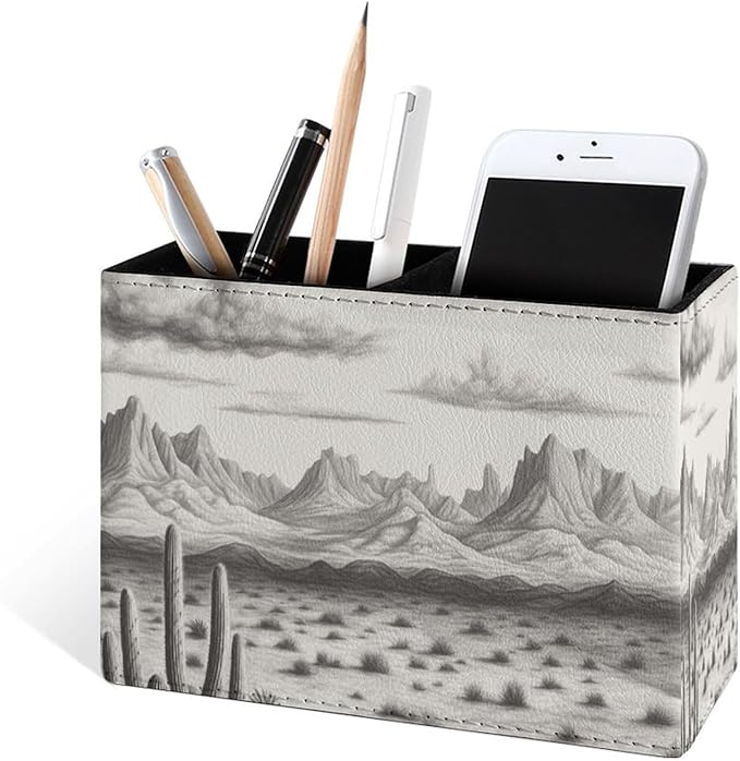 Famame Vintage Desert Mountains Pencil Holder - Image 2
