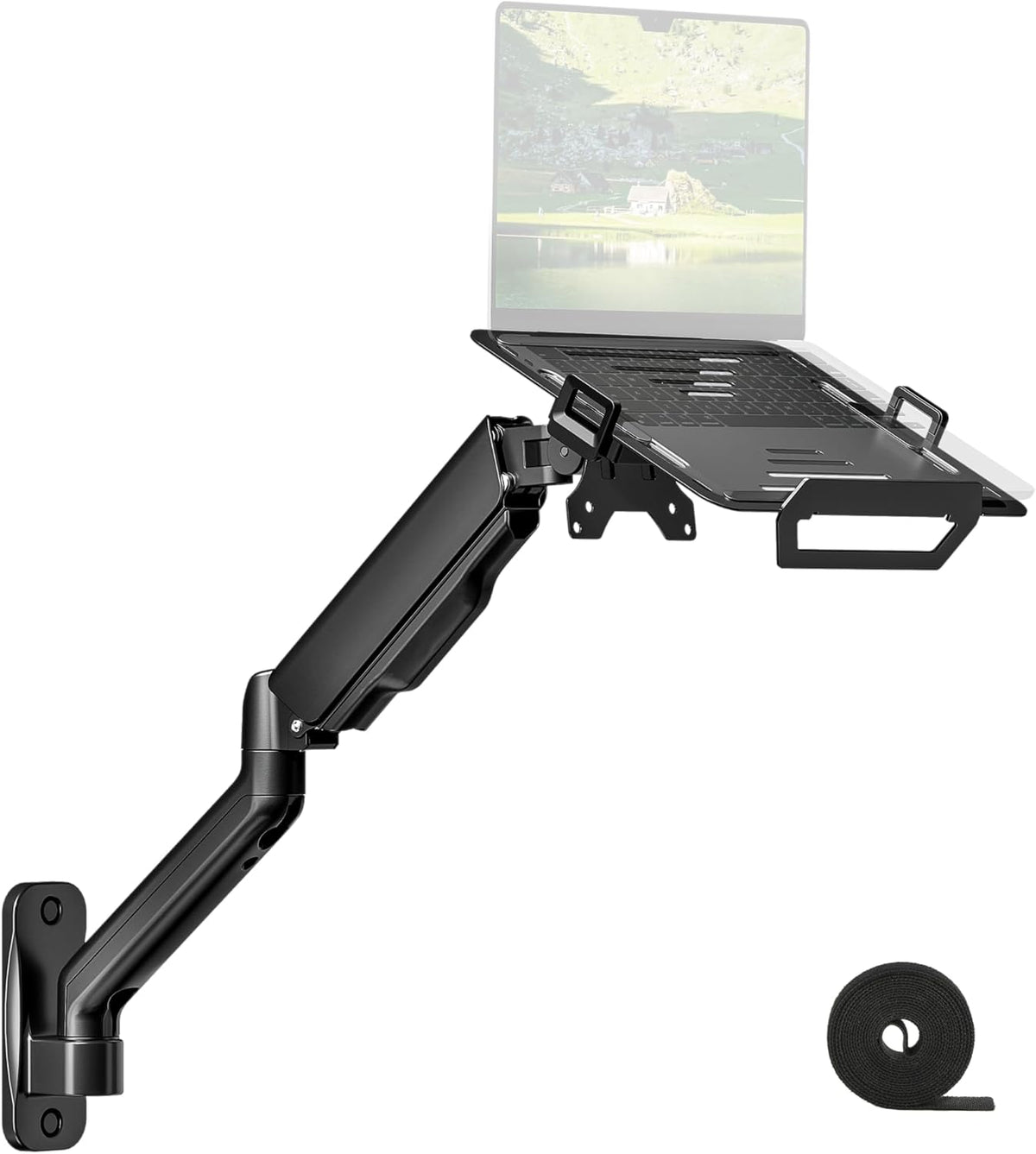monTEK 2-in-1 Laptop Wall Mount, Fits 12–18" Laptops & 32" Moni...