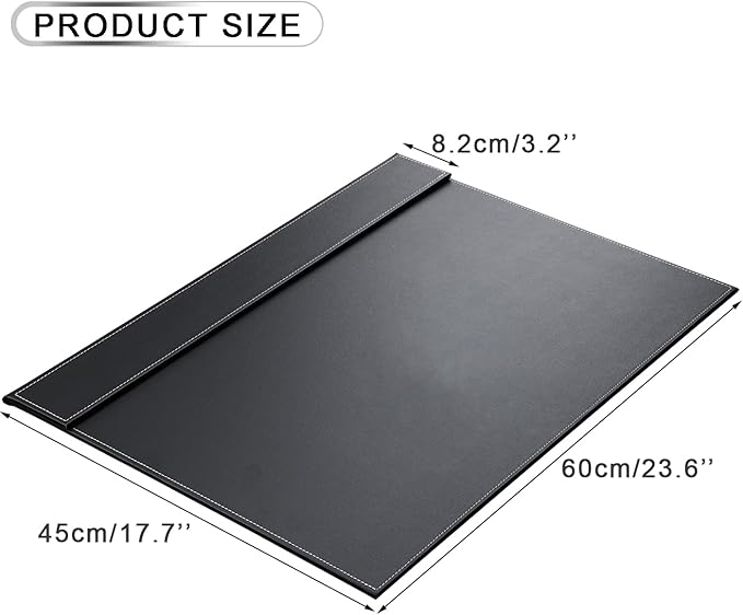 KINGFOM Ultra-Smooth PU Leather Desk Pad & Mat Office Desk Drawing & Writing - Image 2