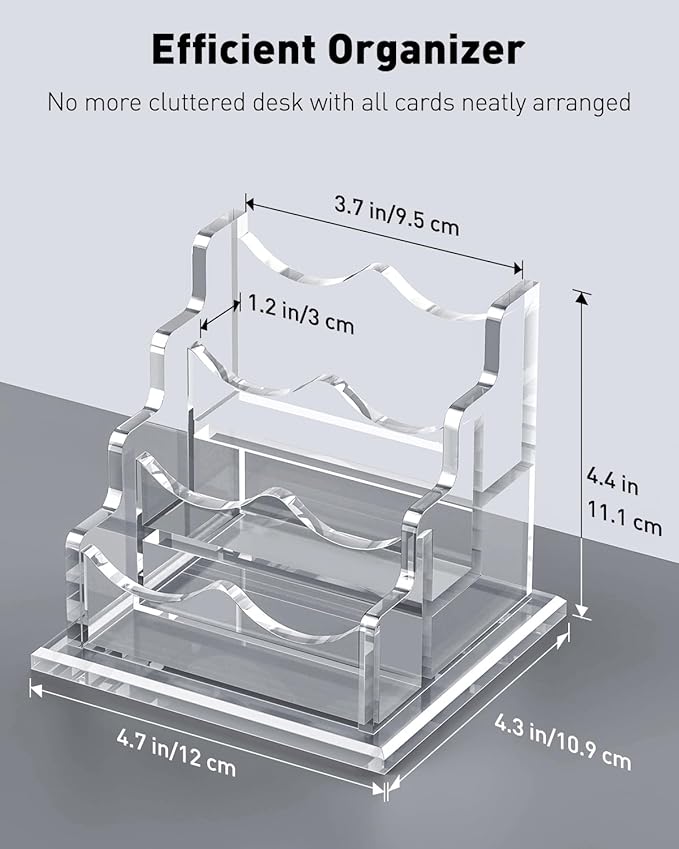 Uniclife Acrylic Business Card Holder - Image 6
