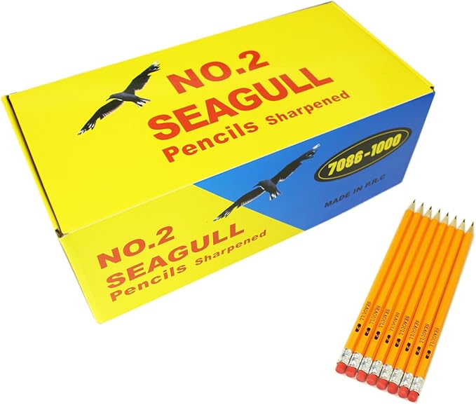 Seagull 1000 Count Bulk Pack Pencils Pre-sharpened - Image 2