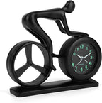 CIGERA Racing Bicycle Desk Alarm Clock Battery Operated, Glow-in-The-Dark Dial by CIGERA