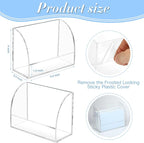 2 Pack Index Card Display Stand 3x5 Acrylic Card Holder - Image 2