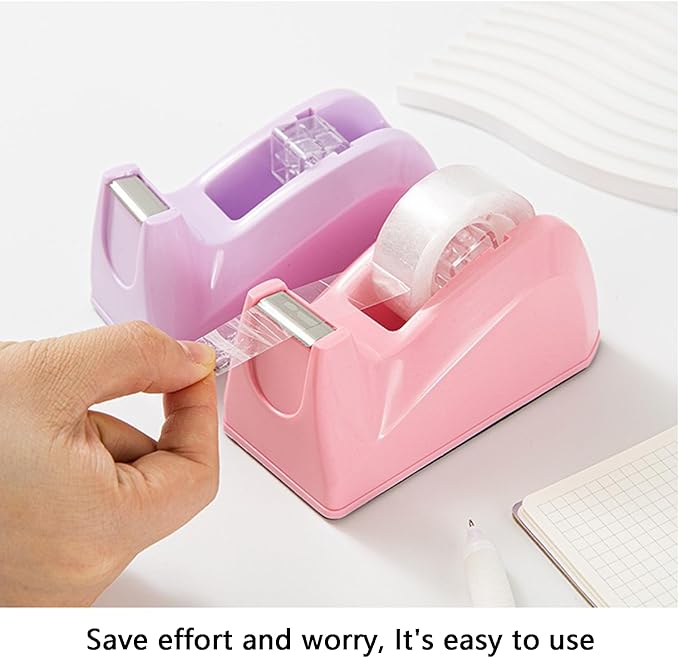 Basics Desktop Tape Dispenser, Office Desk Tape Dispenser, Heavy Duty Desk - Image 6