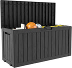 Yardgrace 90 Gallon Waterproof Outside Storage Box by Unknown