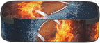 American Football Ball Themed Pencil Case Big Capacity Storage Pencil Pouch - Image 4