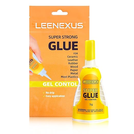 LEENEXUS Super Glue Gel Precision Control, 5ML【Dual Molecular Interlock】 Clear by Unknown