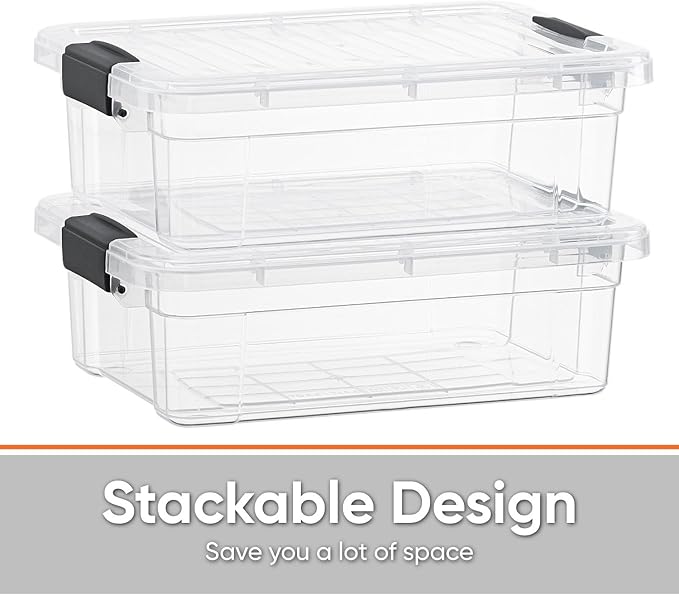 Superio Clear Storage Bins - Image 3