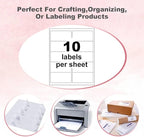 BESTEASY 10-UP Address Labels, /Address Mailing Labels 8000 Sheets Shipping - Image 3