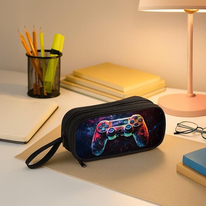 HiGaits Pencil Case for Boys, Durable Pen Box Game Controller - Image 5