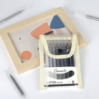 CAISEXILE 8 Neutral Palette Glitter Gel Pens Set, 1.0 mm Fine Point - Image 6