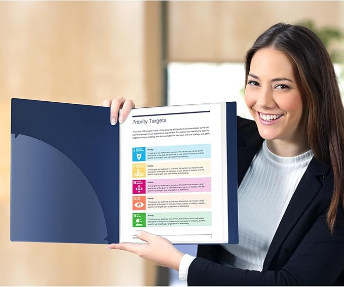 Dunwell Presentation Binder 48-Pocket, Displays 96 Pages, 8.5x11 Portfolio - Image 6