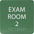 6" X6" Exam Room 2 Sign by ADACentralSigns