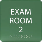 6" X6" Exam Room 2 Sign by ADACentralSigns