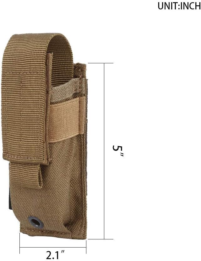 EXCELLENT ELITE SPANKER Molle Single/Double Pistol Mag Pouch Tactical Magazine - Image 2