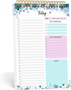 Thboxes 60 Pages To Do List Notepad, 6.7” X 9.8” To Do List Notebook Tear Off by Thboxes