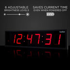 Ivation Huge Oversized 48" Large Digital LED Clock | Big Digital Clock - Image 5